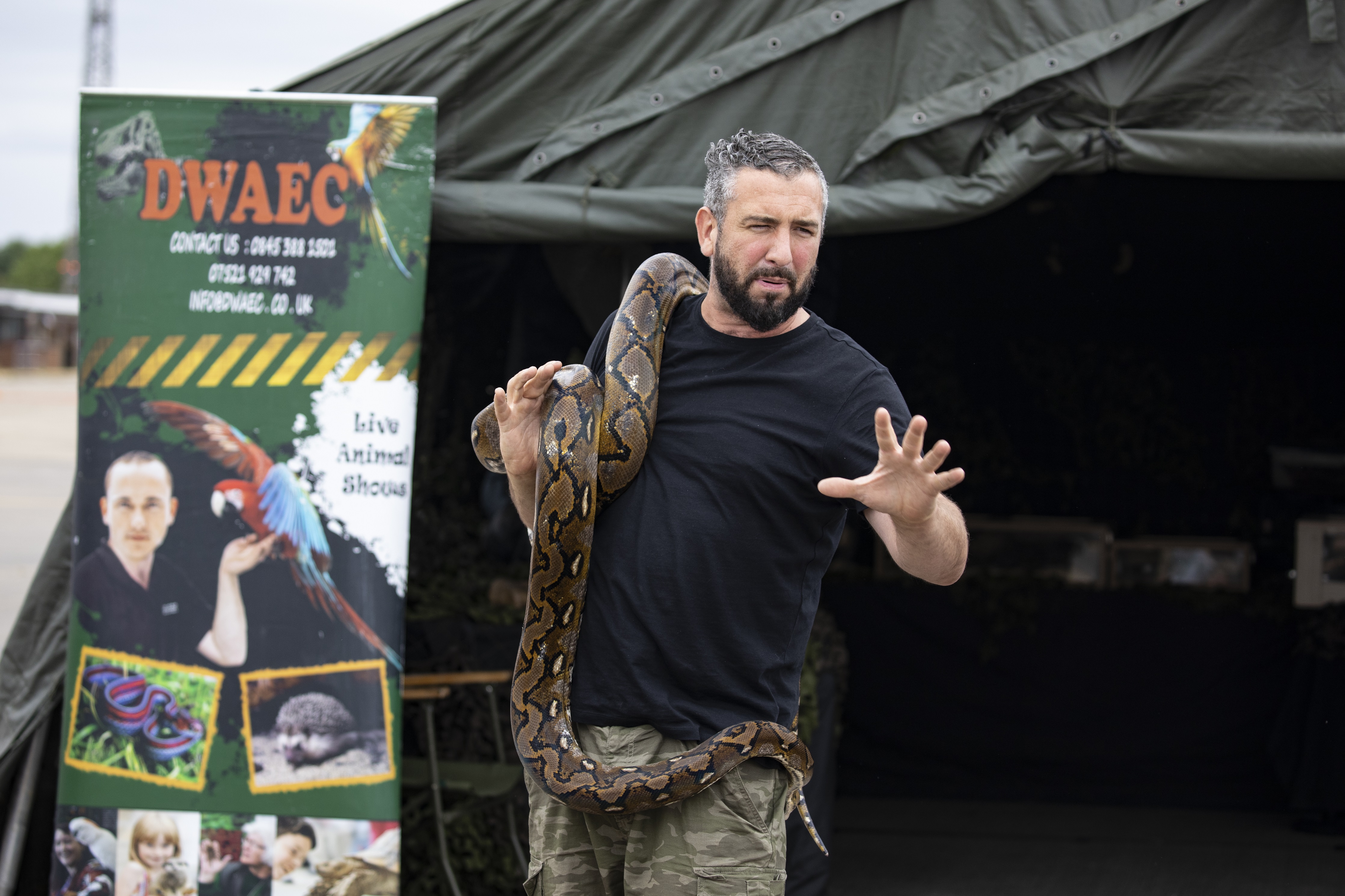 Wildlife demonstrations by education company DWAEC